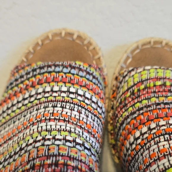 Toms Multicolor Woven Espadrille Wedges - Picture 6 of 15